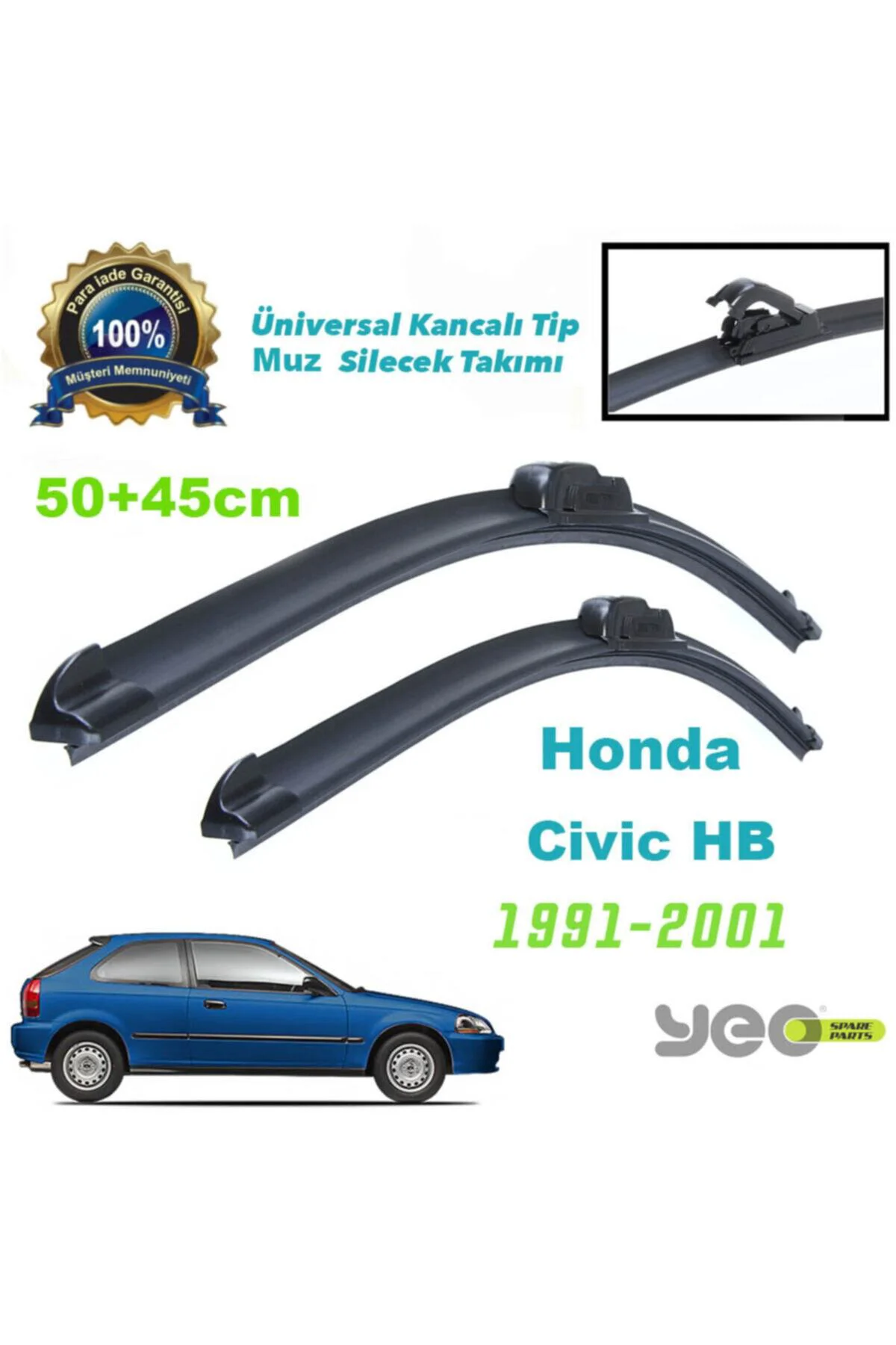 Honda Civic Aeroflex Muz Silecek Takımı 2001-2006