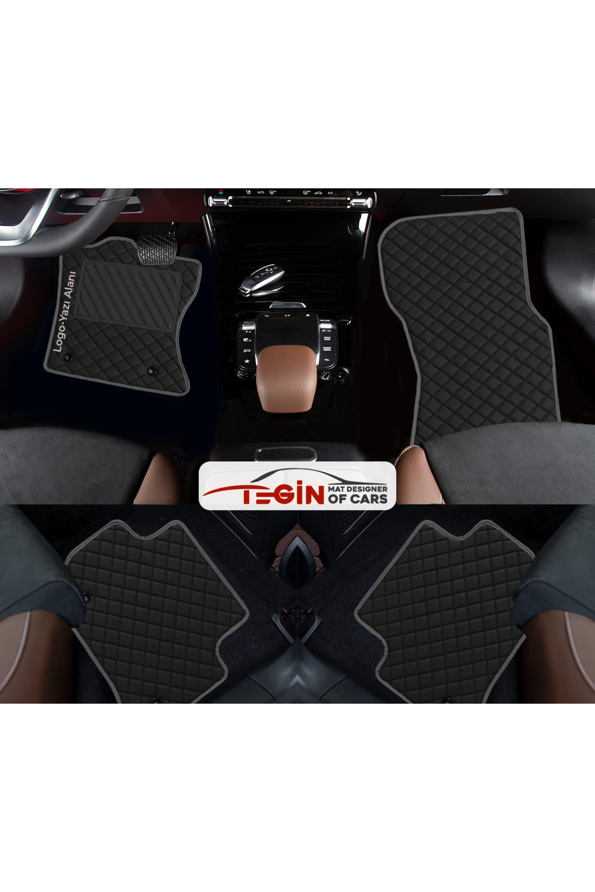 Honda Civic Ep3 2001-2005 HB 3 Kapı typerSi  Siyah Deri Gri Kenar