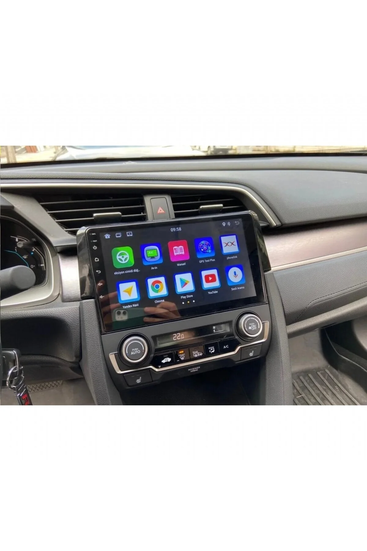 HONDA CİVİC FC5 ANDROİD CARPLAY MULTİMEDYA KAMERA 4/64GB PRO SERİ