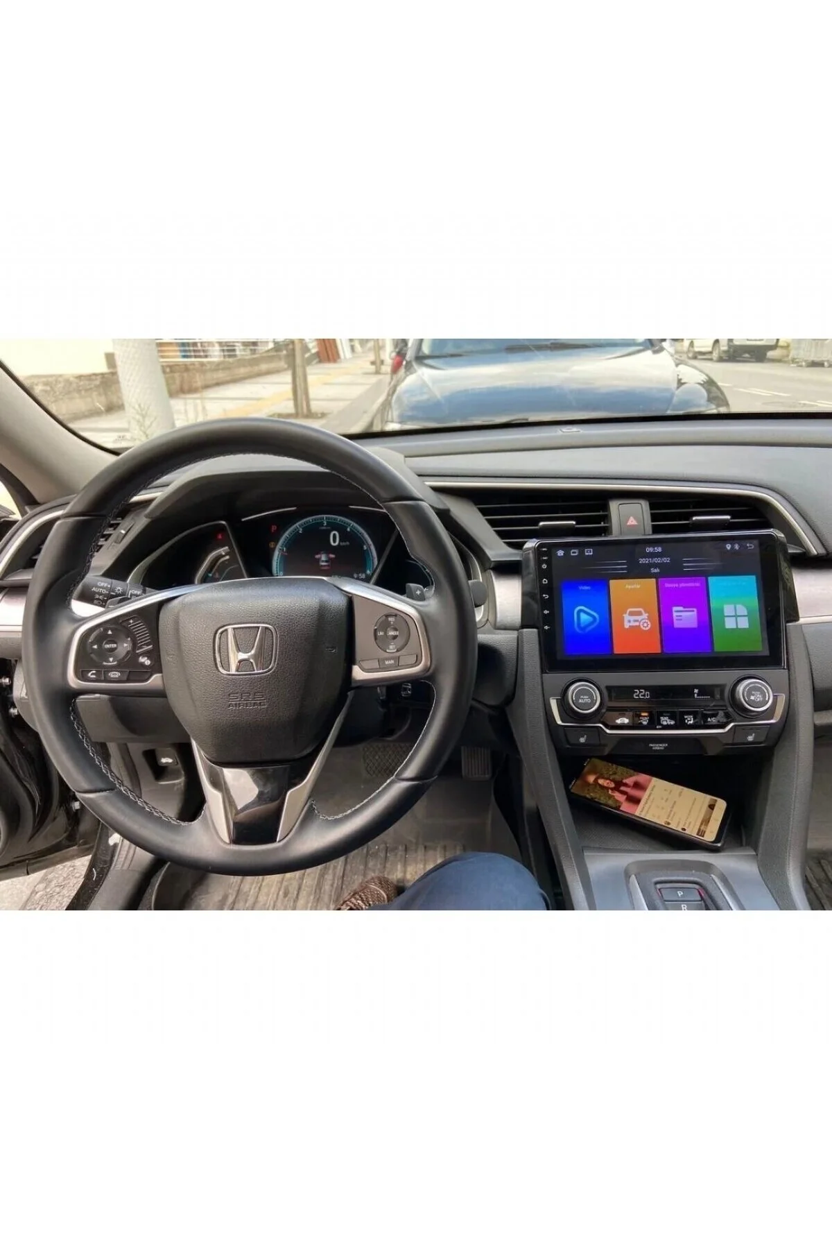 HONDA CİVİC FC5 ANDROİD CARPLAY MULTİMEDYA KAMERA 4/64GB PRO SERİ
