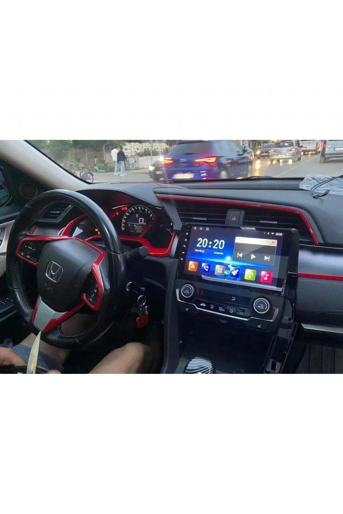 HONDA CİVİC FC5 ANDROİD CARPLAY MULTİMEDYA KAMERA 4/64GB PRO SERİ