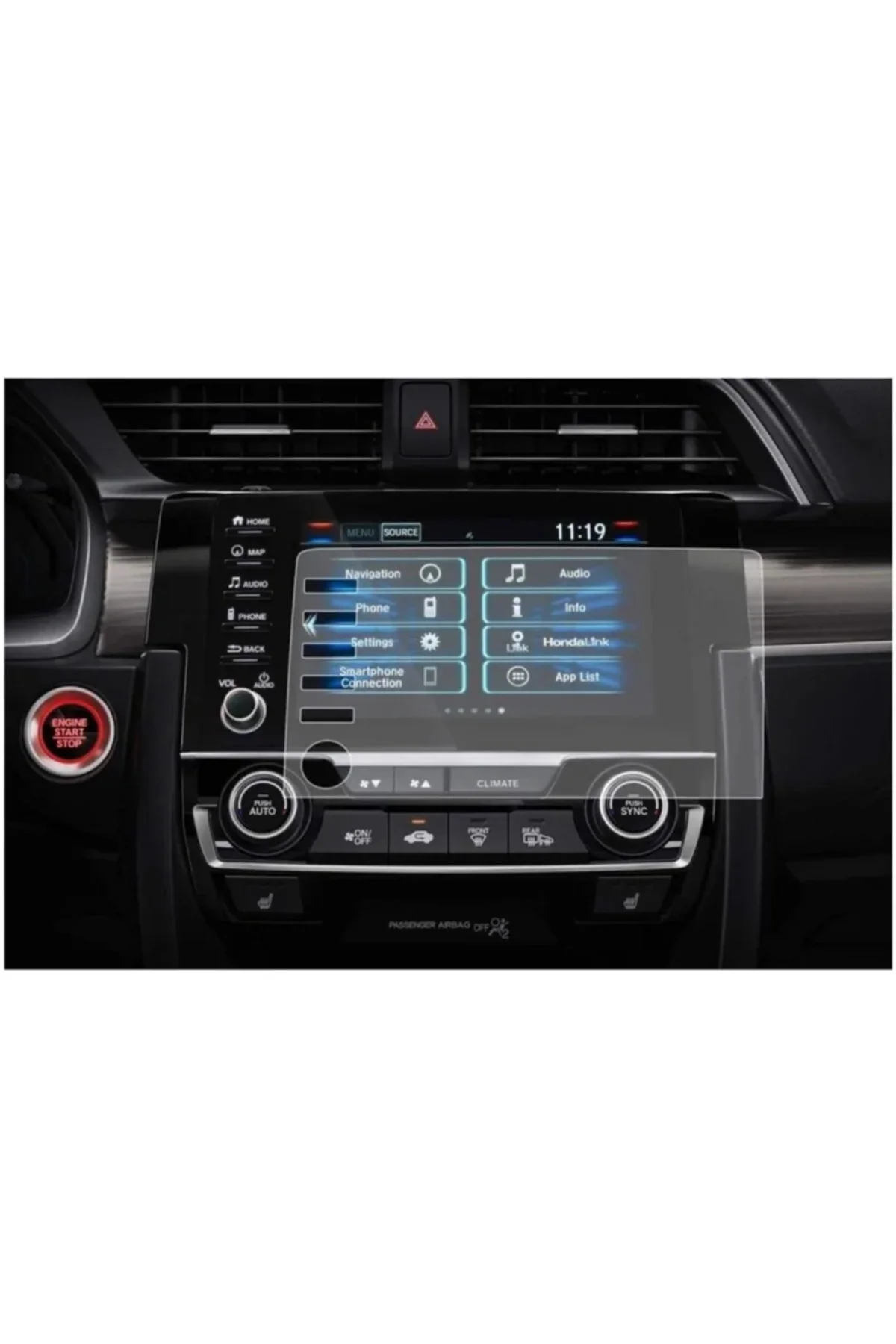 Honda Civic Fc5 Makyajlı Kasa MAT Nano Ekran KoruyucuMultimedya E