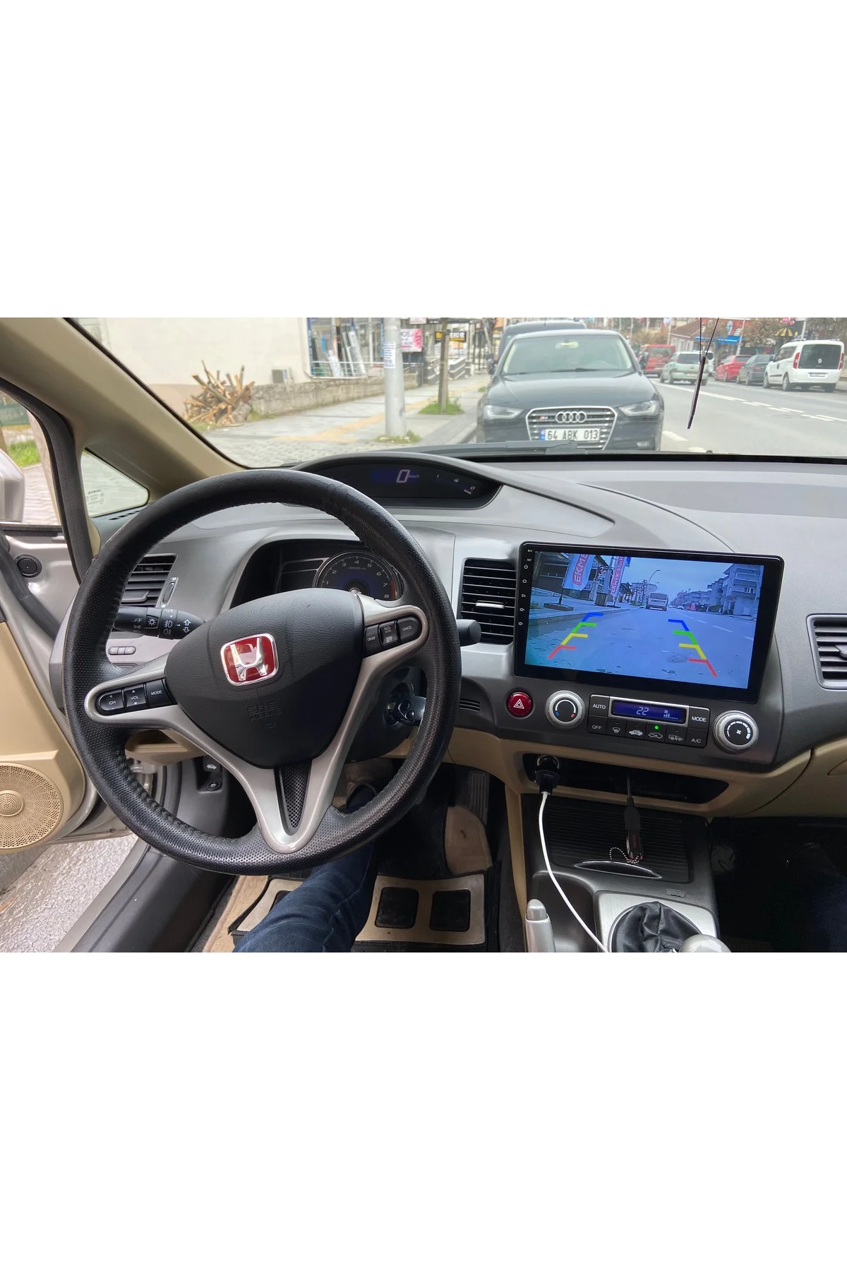 Honda Civic Fd6 10 Inç Android Carplay Multimedya Kamera 4 rem 64 hafıza