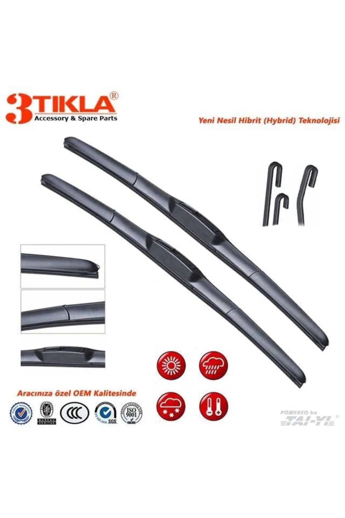 Honda Civic Hibrit Silecek Takımı (2006-2011) 650 Mm + 550 Mm
