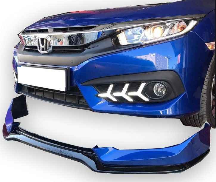 Honda Civic Uyumlu Fc5 Sedan (2015-2018) Mugen Ön Tampon Eki (Pla