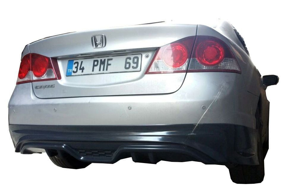 Honda Civic Uyumlu Fd6 (2006-2011) Custom Arka Tampon Eki - Difüz