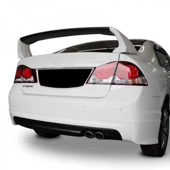 Honda Civic Uyumlu Fd6 (2006-2011) Mugen Arka Tampon Eki - Difüzö