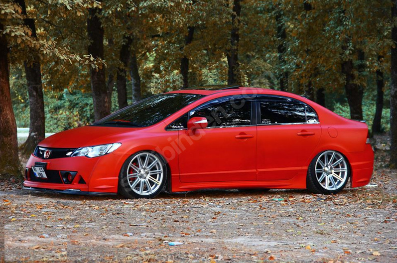 Honda Civic Uyumlu Fd6 Mugen Rr Yan Marşpiyel