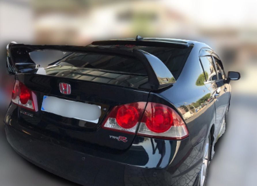 Honda Civic Uyumlu Spoiler 3 Parça Mugen Spoiler 2006-2012 Boyalı