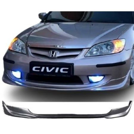 Honda Civic Uyumlu Vtec2 (2004-2007) S2000 Style Ön Tampon Ek (Pl