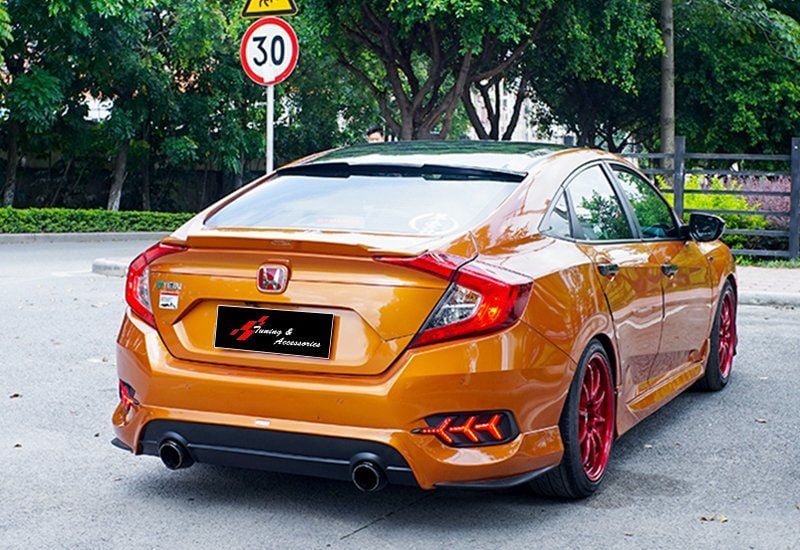 Honda Civic Uyumlu 2016 S - Spoiler, Bagaj Üzeri, Rs Twin, Ham Ür