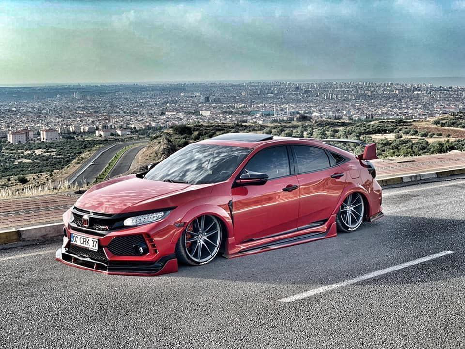 Honda Civic Uyumlu Fc5 Custom Ön Lip