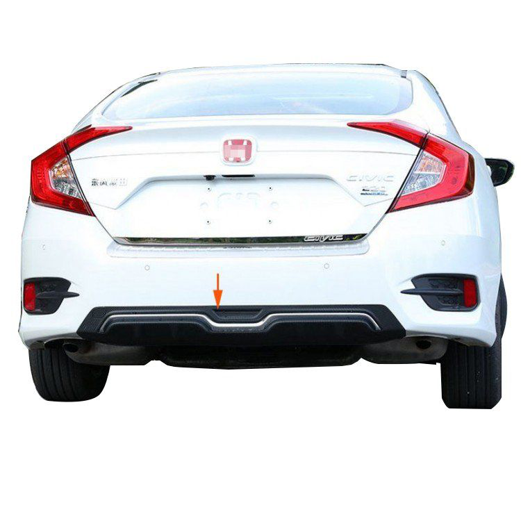 Honda Civic Uyumlu Fc5 Sedan (2015-2018) Modulo Arka Tampon Eki -