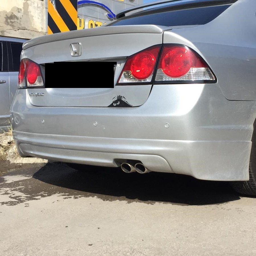Honda Civic Uyumlu Arka Tampon Eki Mugen Model 2006-2012 Boyalı P