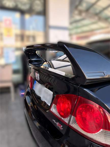 Honda Civic Uyumlu Spoiler 4 Parça Mugen Spoiler 2006-2012 Boyalı