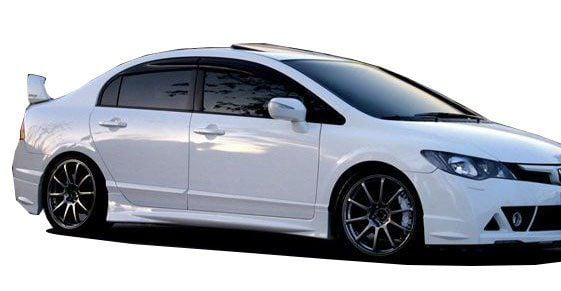 Honda Civic Uyumlu Fd6 (2006-2011) Mugen Yan Marşpiyel Seti (Plas