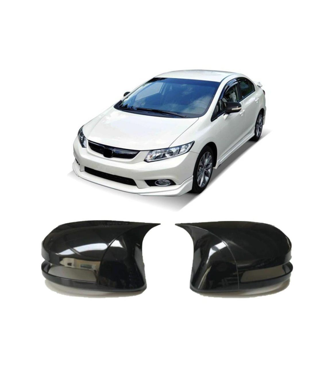 Honda Civic Uyumlu Fb7 2012 Sonrası Batman Yarasa Ayna Kapağı (Pa
