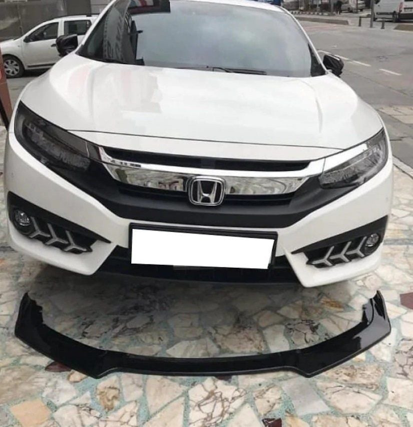 Honda Civic Uyumlu Fc5 Ön Lip 3 Parça