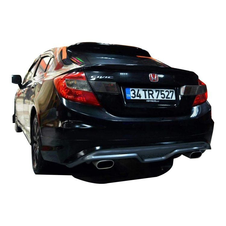 Honda Civic Uyumlu Fb7 (2012-2016) Custom Arka Tampon Eki - Difüz Honda Civic Uyumlu Fb7 (2012-2016) Custom Arka Tampon Eki - Difüz