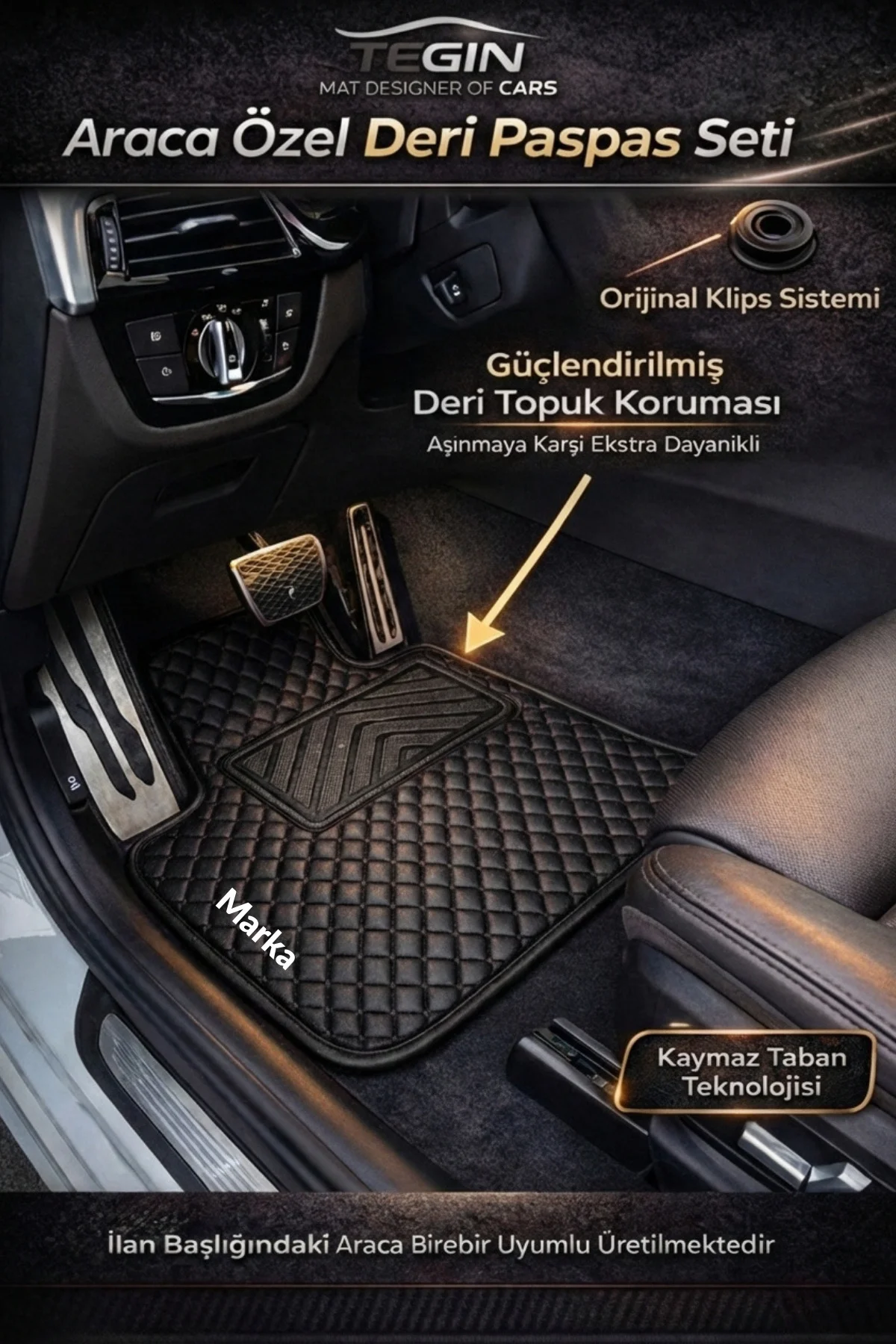 Honda CR-V 2002-2006 RD4 / RD7 Kasa (2. Nesil) Premium Deri Paspa