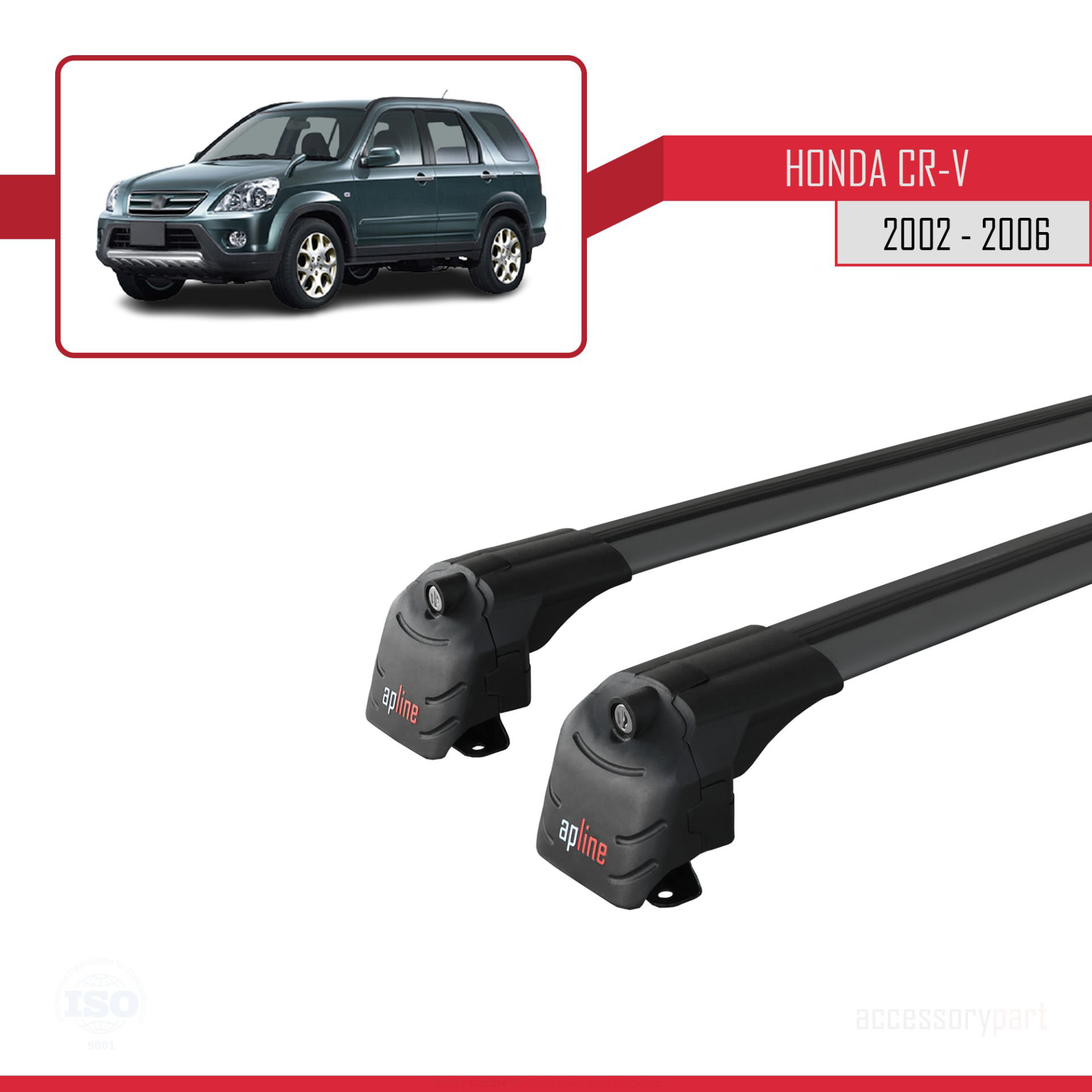 Honda CR-V 2002-2006 Arası ile uyumlu ACE-2 Ara Atkı Tavan Barı S