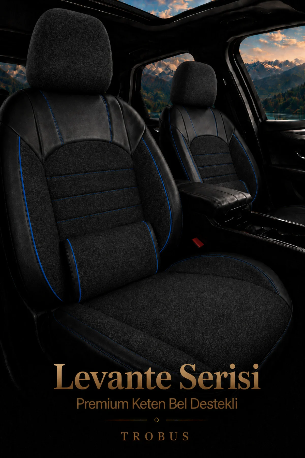 Honda Cr-V 2007-2011 Uyumlu Levante Serisi Keten Oto Koltuk Kılıfı Füme Mavi Honda Cr-V 2007-2011 Uyumlu Levante Serisi Keten Oto Koltuk Kılıfı Füme Mavi