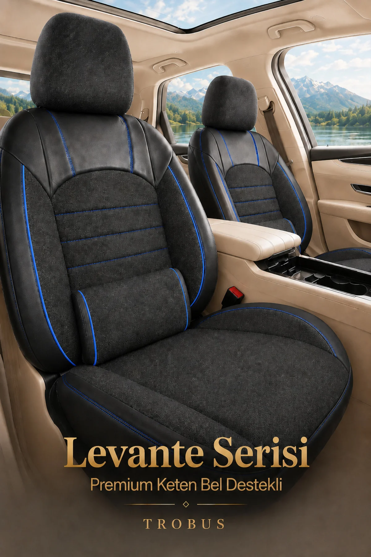 Honda Cr-V 2007-2011 Uyumlu Levante Serisi Keten Oto Koltuk Kılıfı Füme Mavi Honda Cr-V 2007-2011 Uyumlu Levante Serisi Keten Oto Koltuk Kılıfı Füme Mavi