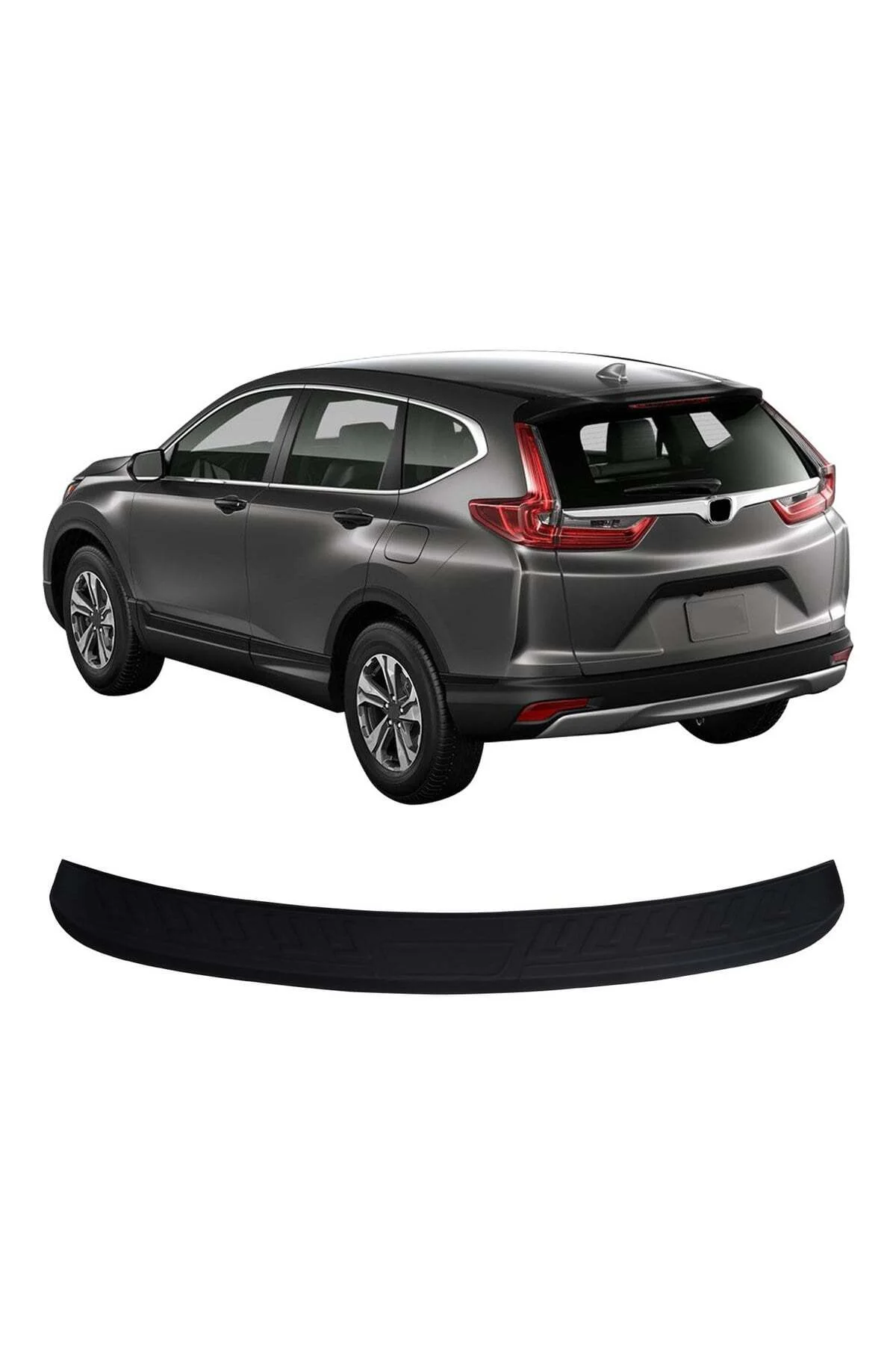 Honda CR-V 2013-2018 Uyumlu Arka Tampon Eşiği Koruma ABS Parlak Siyah Honda CR-V 2013-2018 Uyumlu Arka Tampon Eşiği Koruma ABS Parlak Siyah