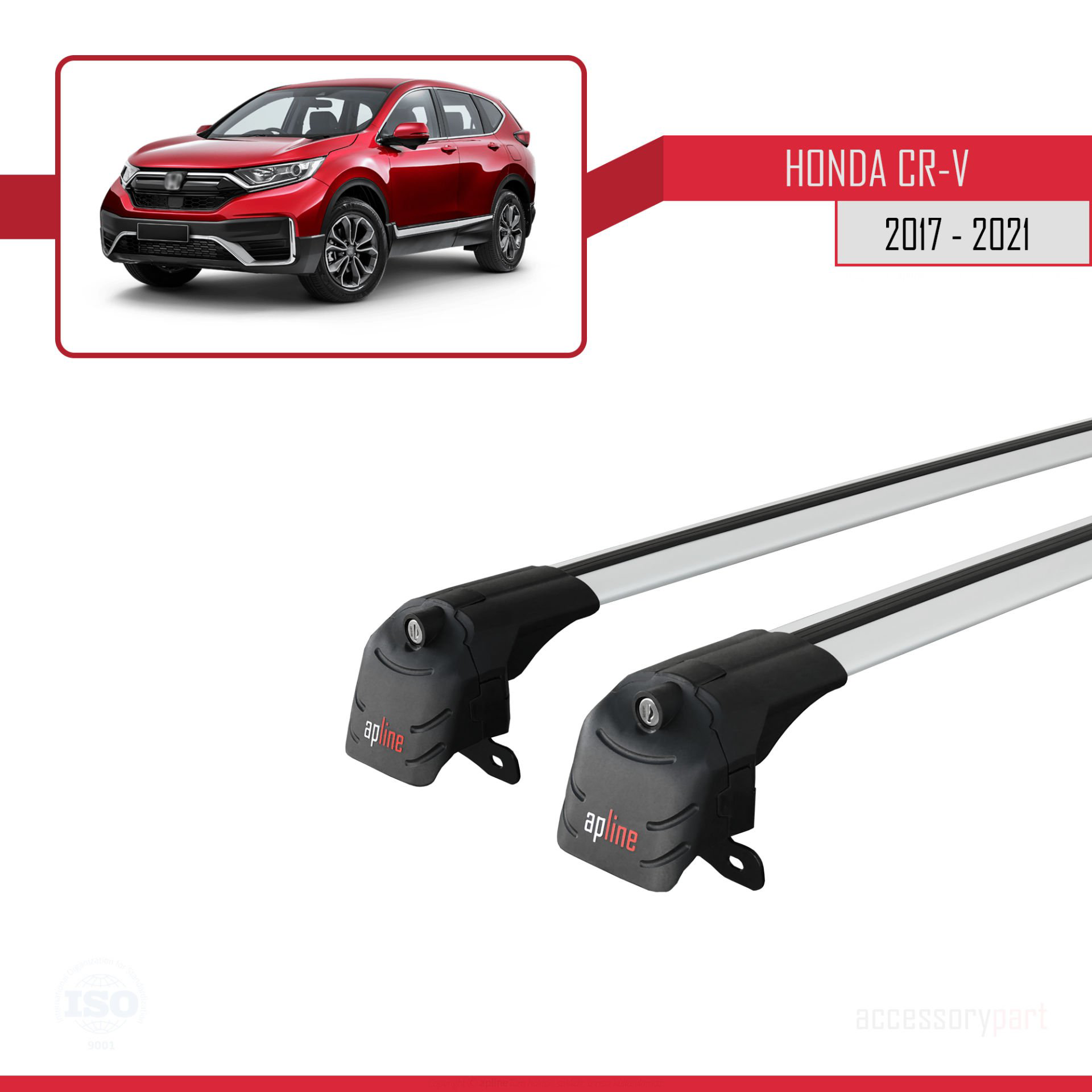 Honda CR-V 2017-2021 Arası ile uyumlu ACE-2 Ara Atkı Tavan Barı G