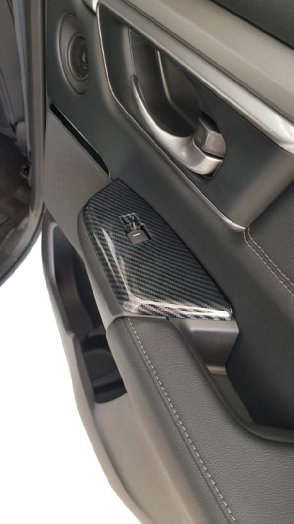 Honda Cr-V Uyumlu 2018-2021 Kapı Kolçak Kaplama Karbon