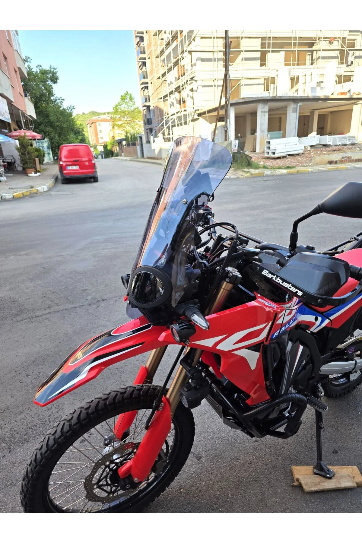 Honda CRF 250 Rally Ön Cam 2017-2026 Model 56cm Füme Renkli 4mm