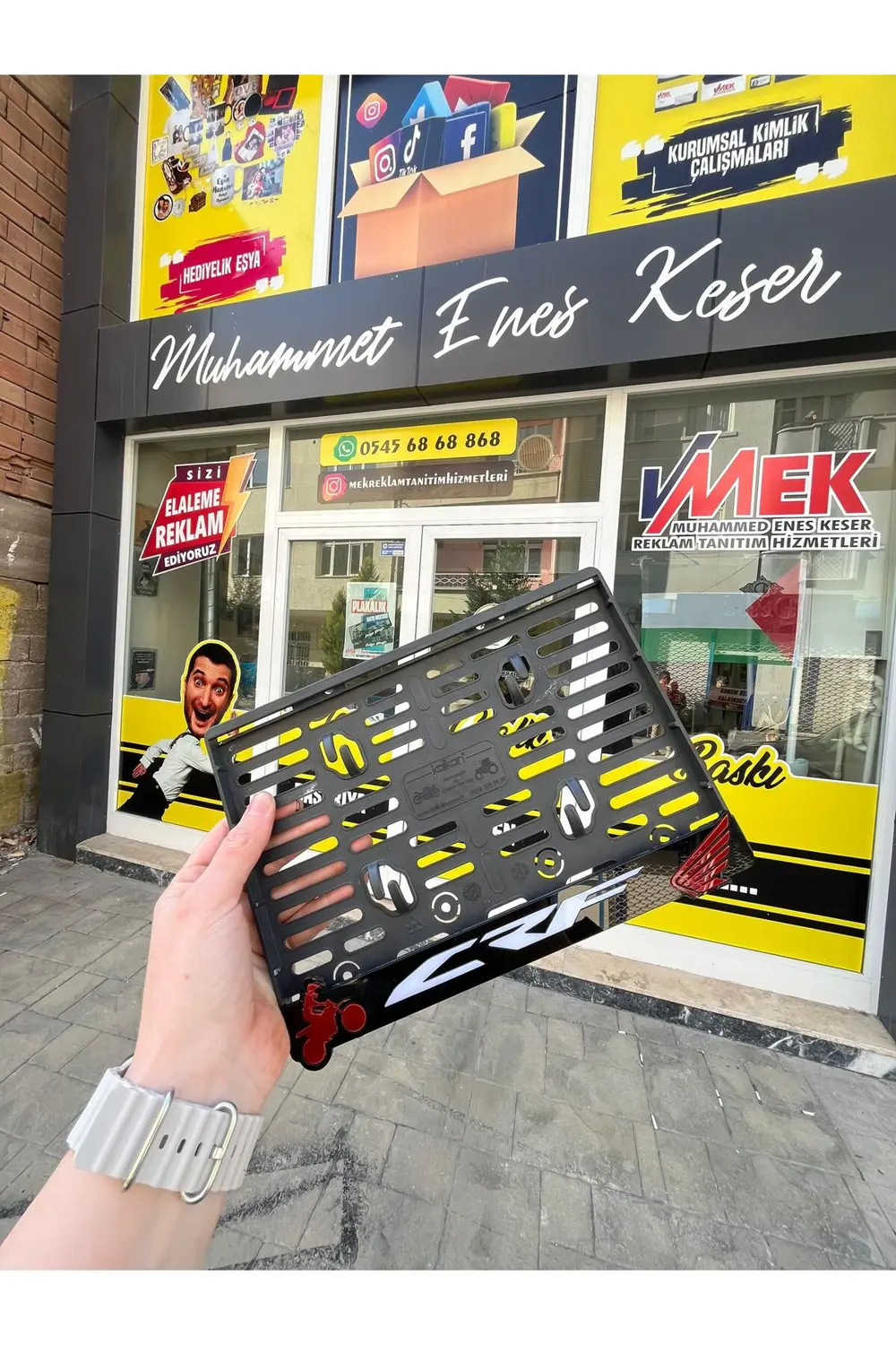 HONDA CRF MOTOR PLAKALIK HONDA CRF MOTOR PLAKALIK