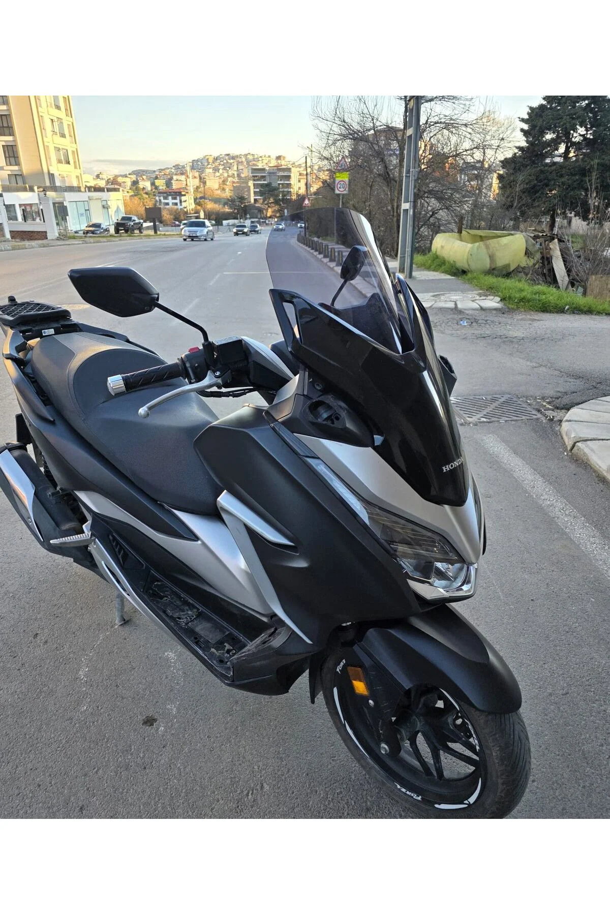 Honda Forza 250 Ön Cam 2018-2020 Model 47cm Füme Renkli 4mm