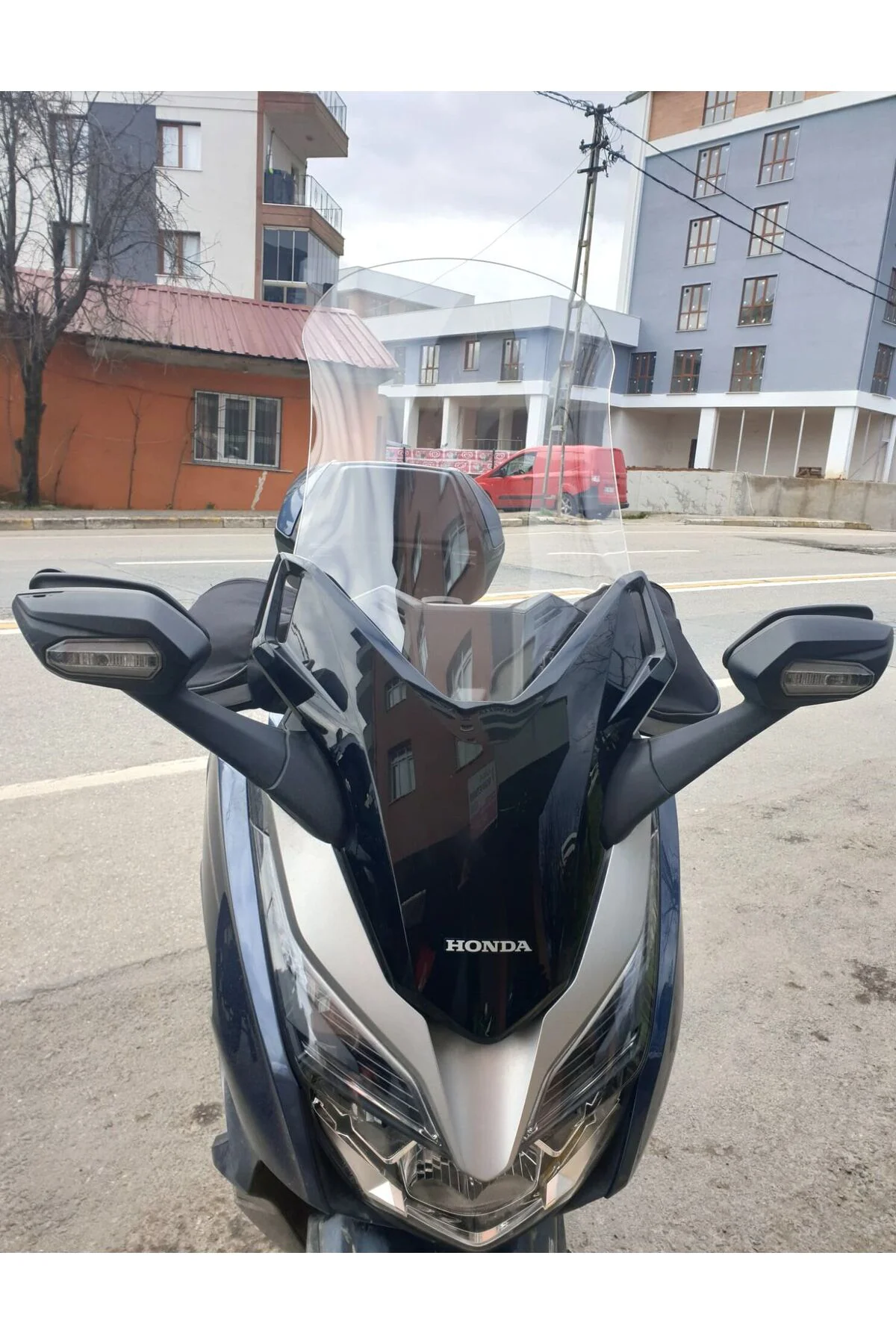 Honda Forza 250 Ön Cam 2018-2020 Model 58cm Şeffaf Renkli 4mm