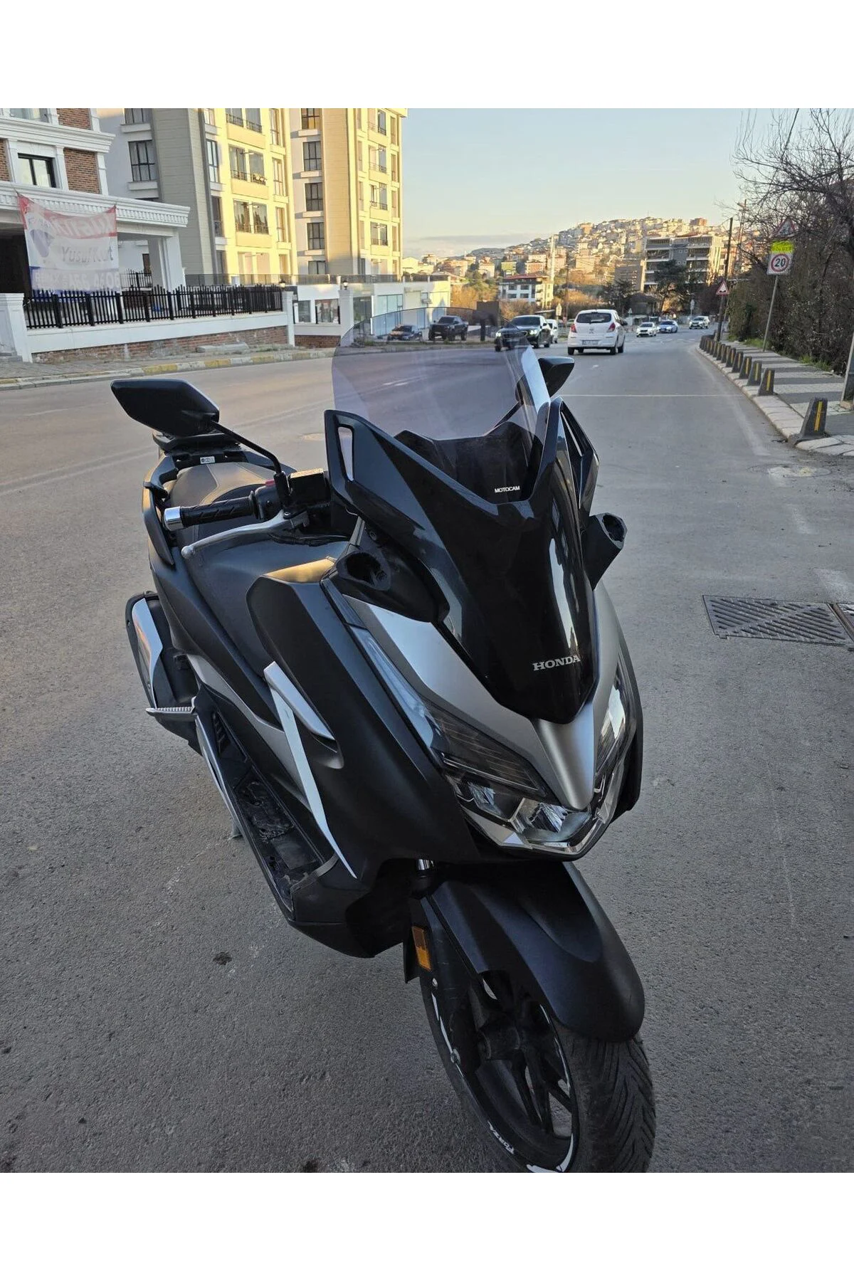 Honda Forza 250 Ön Cam 2018-2020 Model 47cm Füme Renkli 4mm