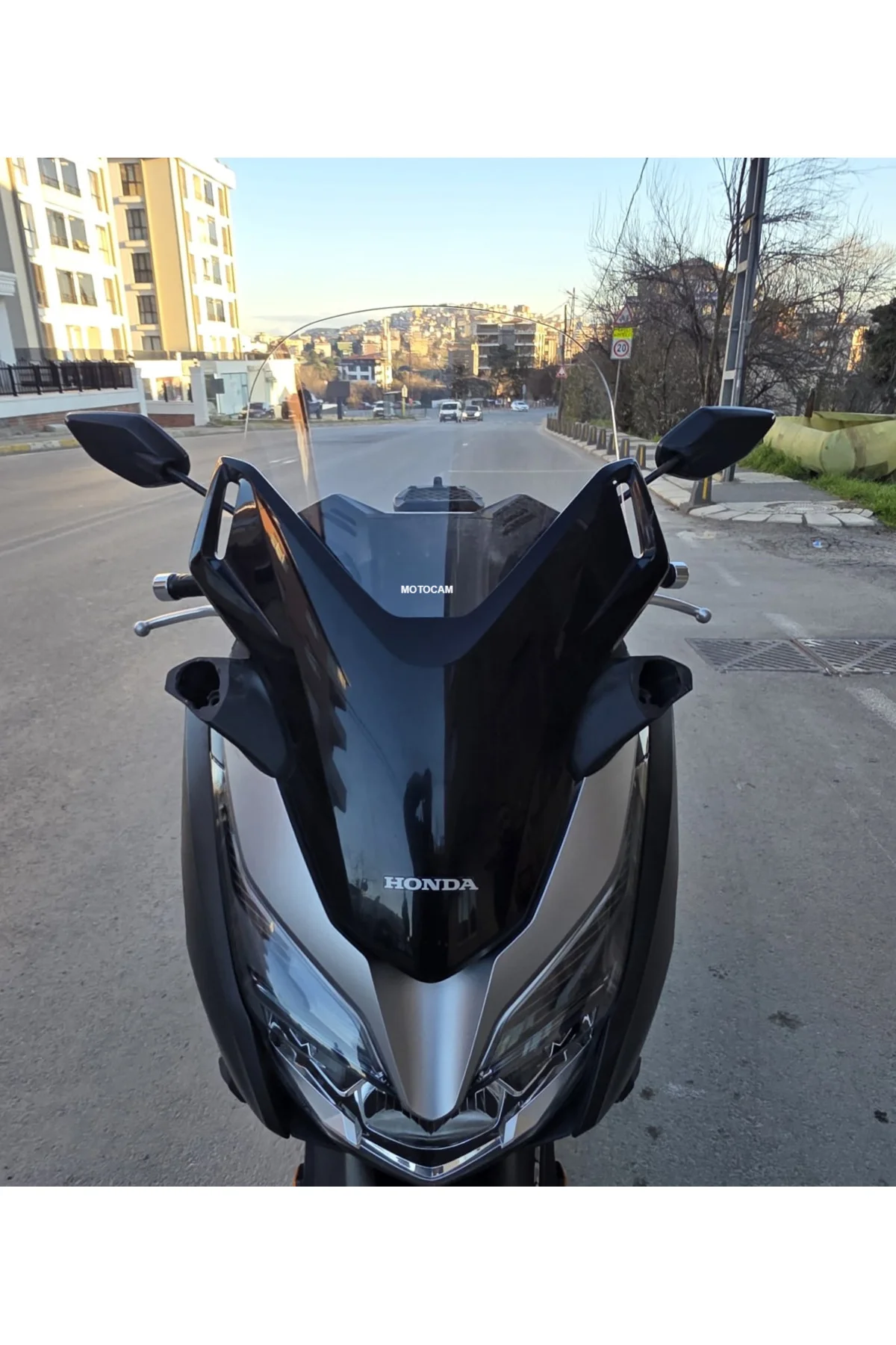 Honda Forza 250 Ön Cam 2018-2020 Model 47cm Şeffaf Renkli 4mm