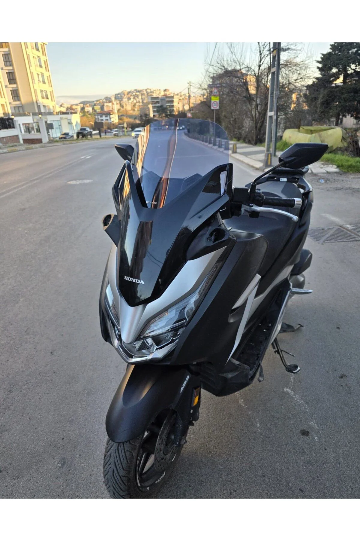 Honda Forza 250 Ön Cam 2018-2020 Model 47cm Füme Renkli 4mm