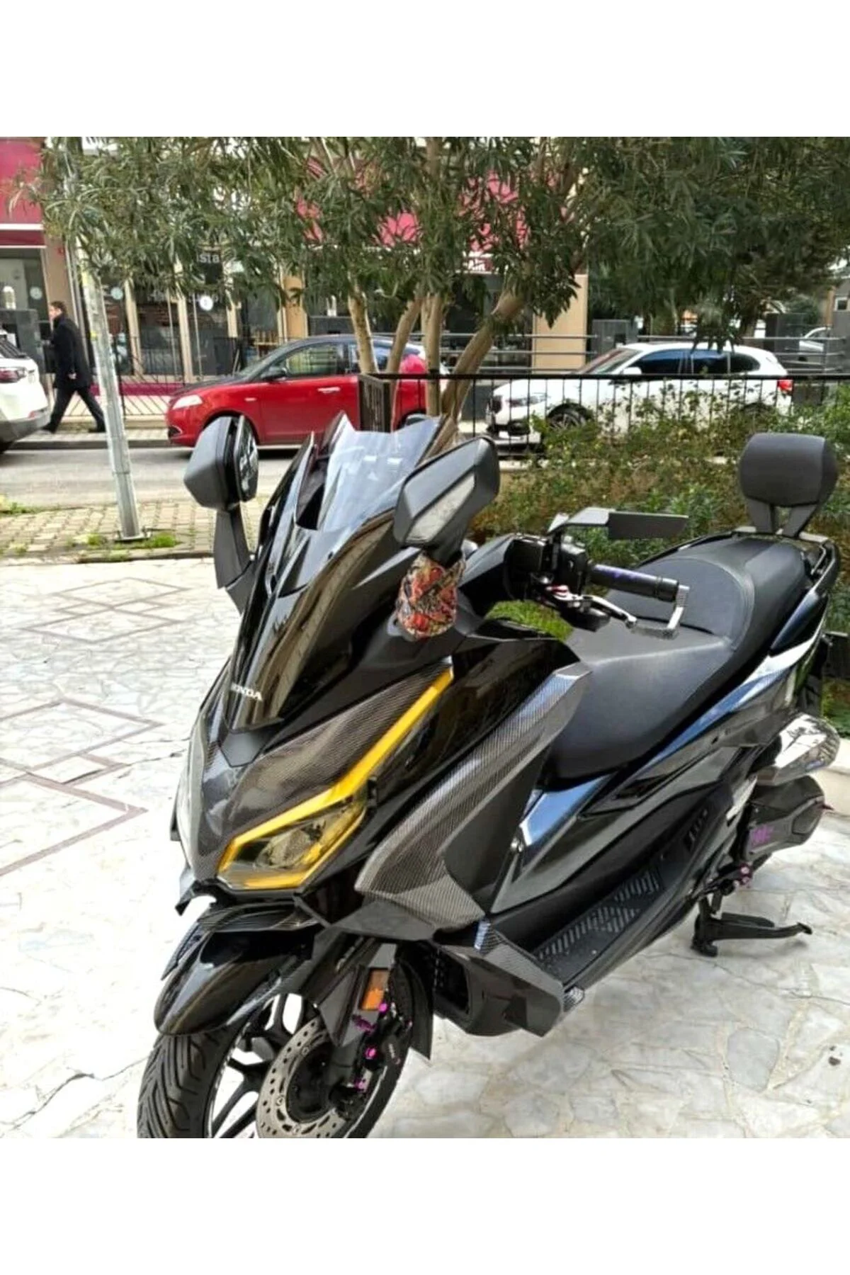 Honda Forza 250 Ön Cam 2021-2026 Model 43cm Füme Renkli 4mm