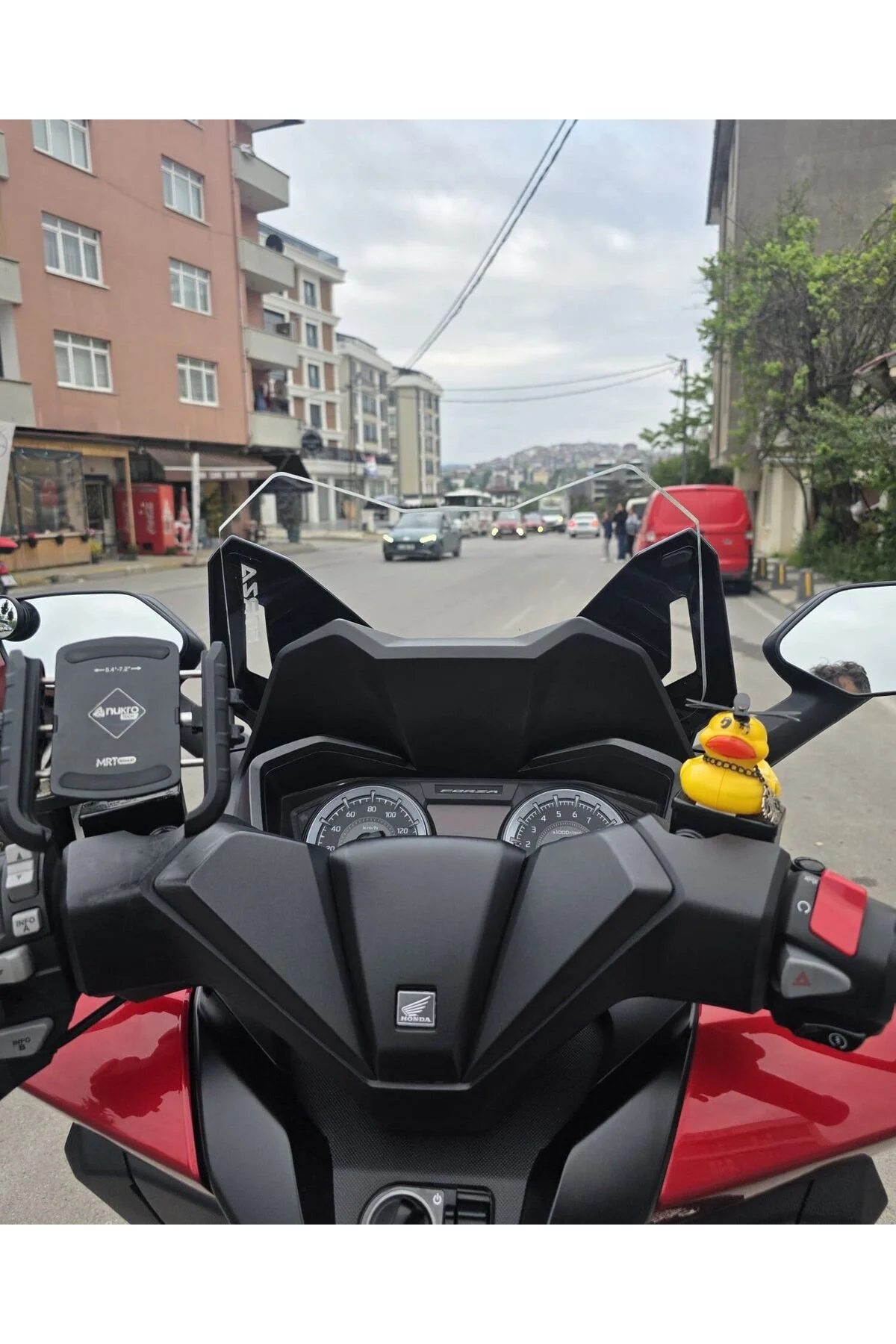 Honda Forza 250 Ön Cam 2018-2020 Model 43cm Şeffaf Renkli 4mm