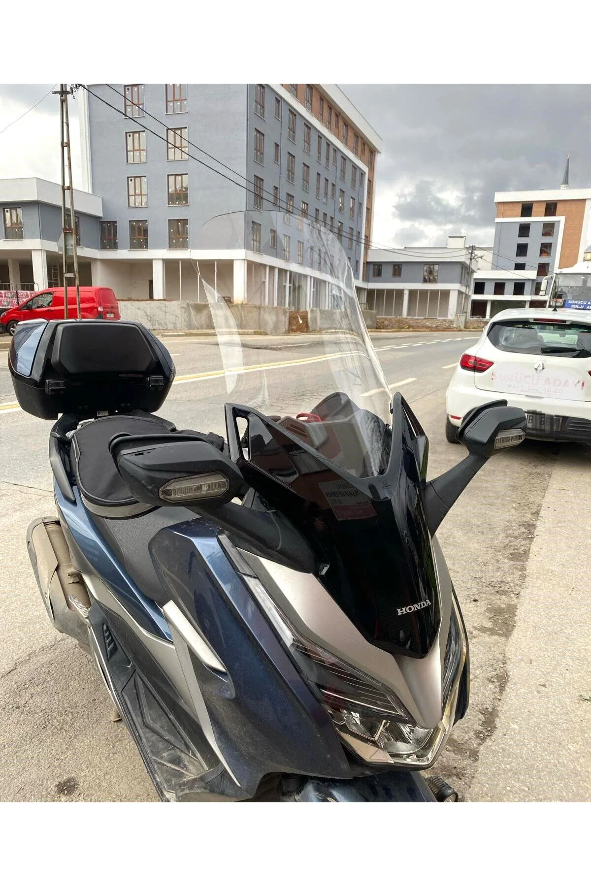 Honda Forza 250 Ön Cam 2018-2020 Model 58cm Şeffaf Renkli 4mm