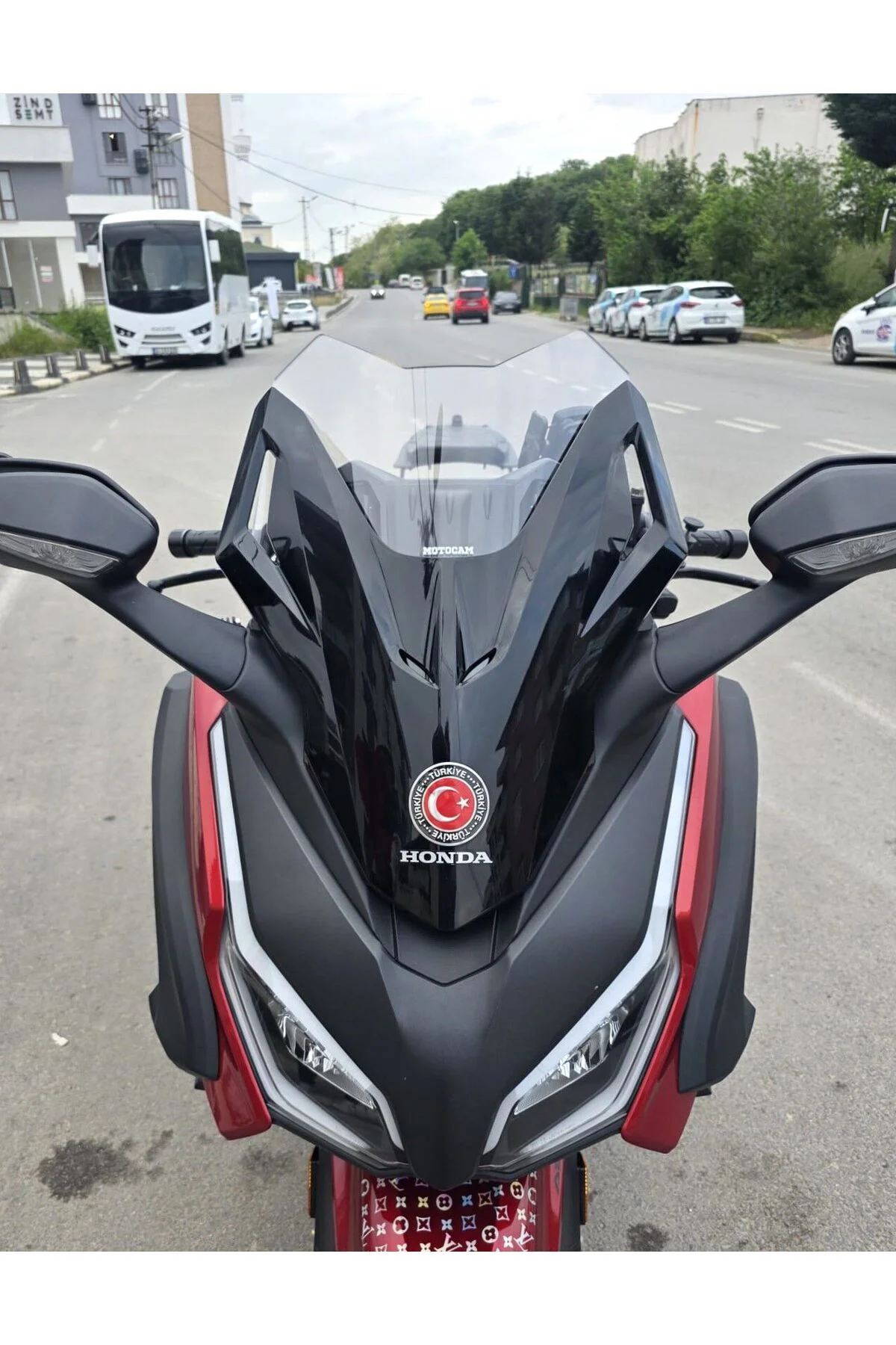 Honda Forza 250 Ön Cam 2018-2020 Model 43cm Şeffaf Renkli 4mm