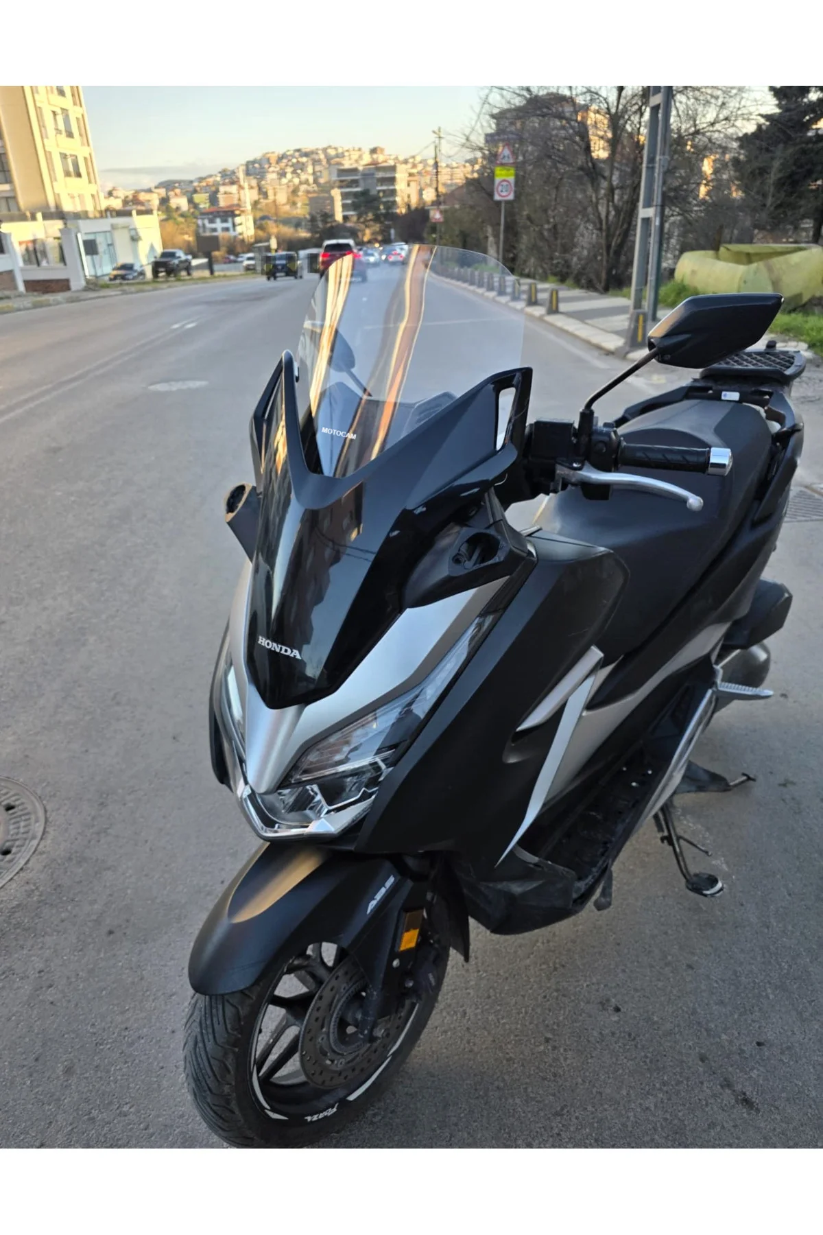 Honda Forza 250 Ön Cam 2018-2020 Model 47cm Şeffaf Renkli 4mm