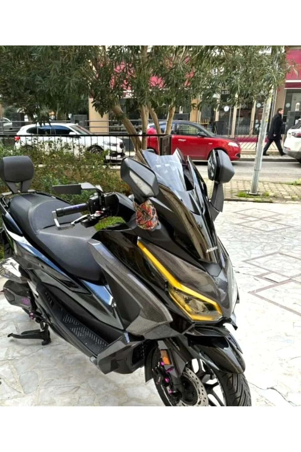 Honda Forza 250 Ön Cam 2021-2026 Model 43cm Füme Renkli 4mm