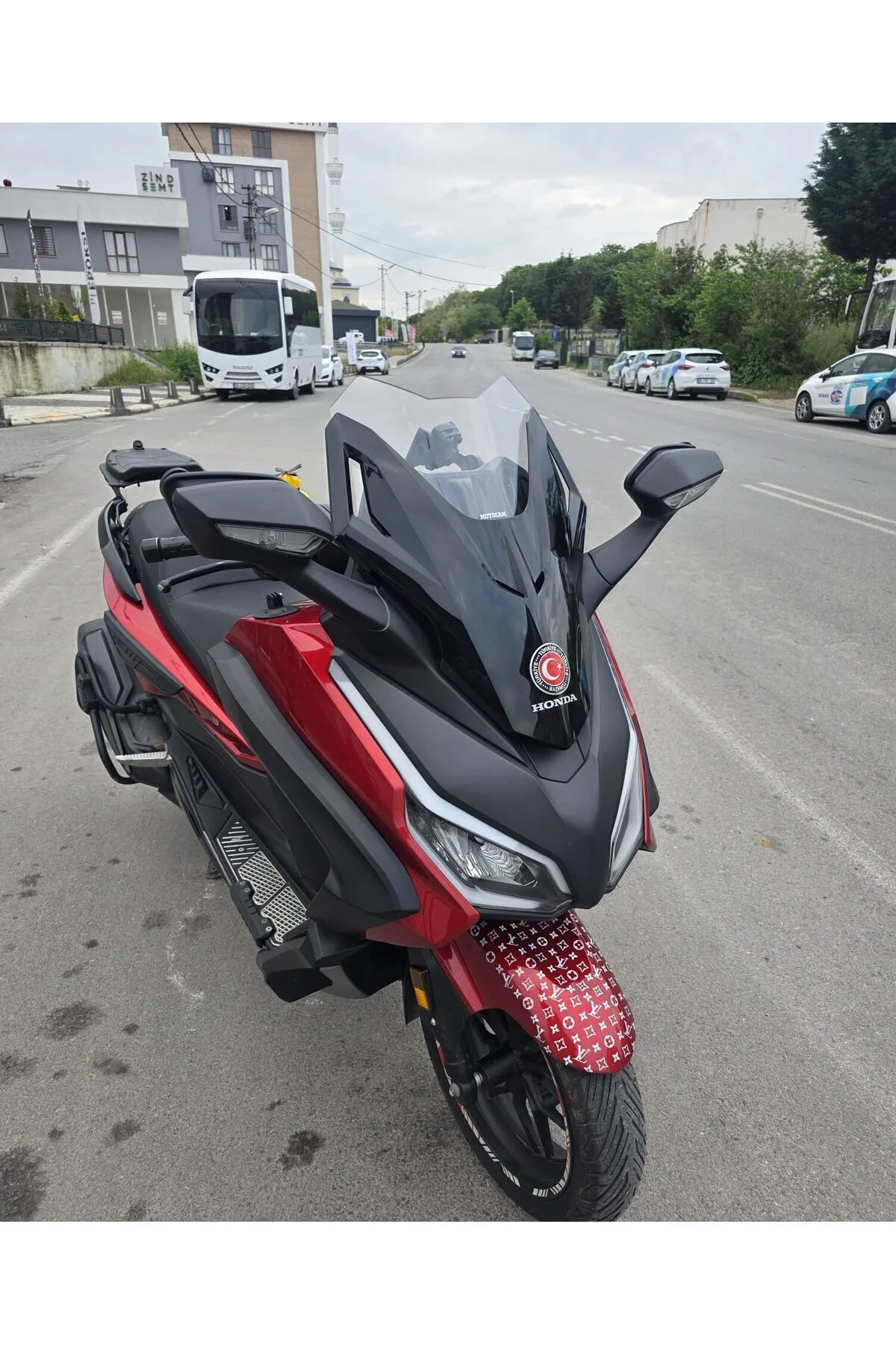Honda Forza 250 Ön Cam 2018-2020 Model 43cm Şeffaf Renkli 4mm