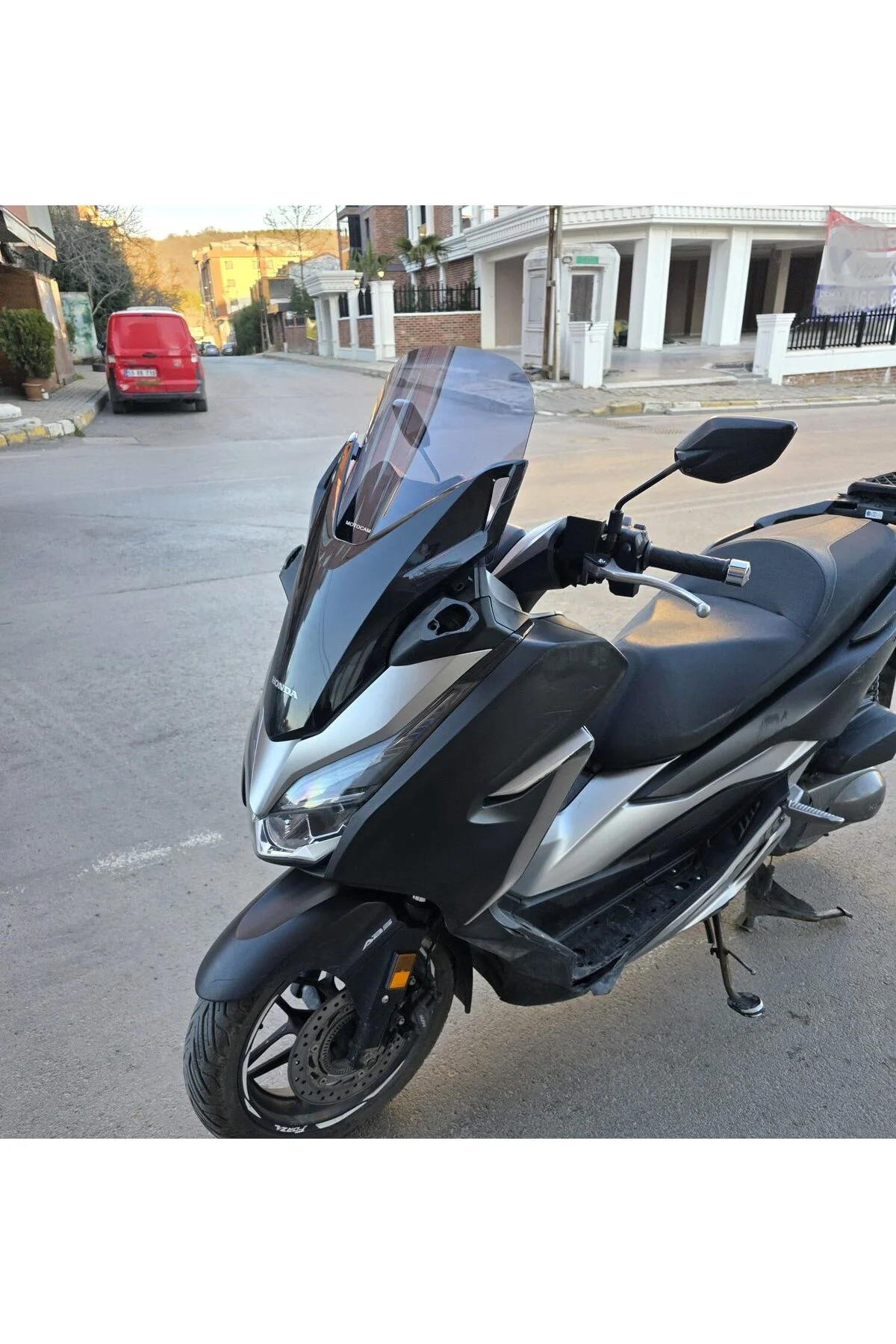 Honda Forza 250 Ön Cam 2018-2020 Model 47cm Füme Renkli 4mm