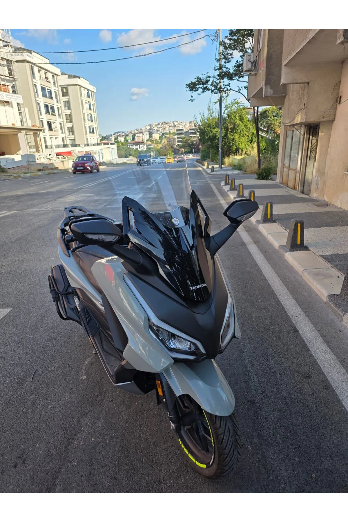Honda Forza 250 Ön Cam 2021-2026 Model 60cm Şeffaf Renkli 4mm UZU