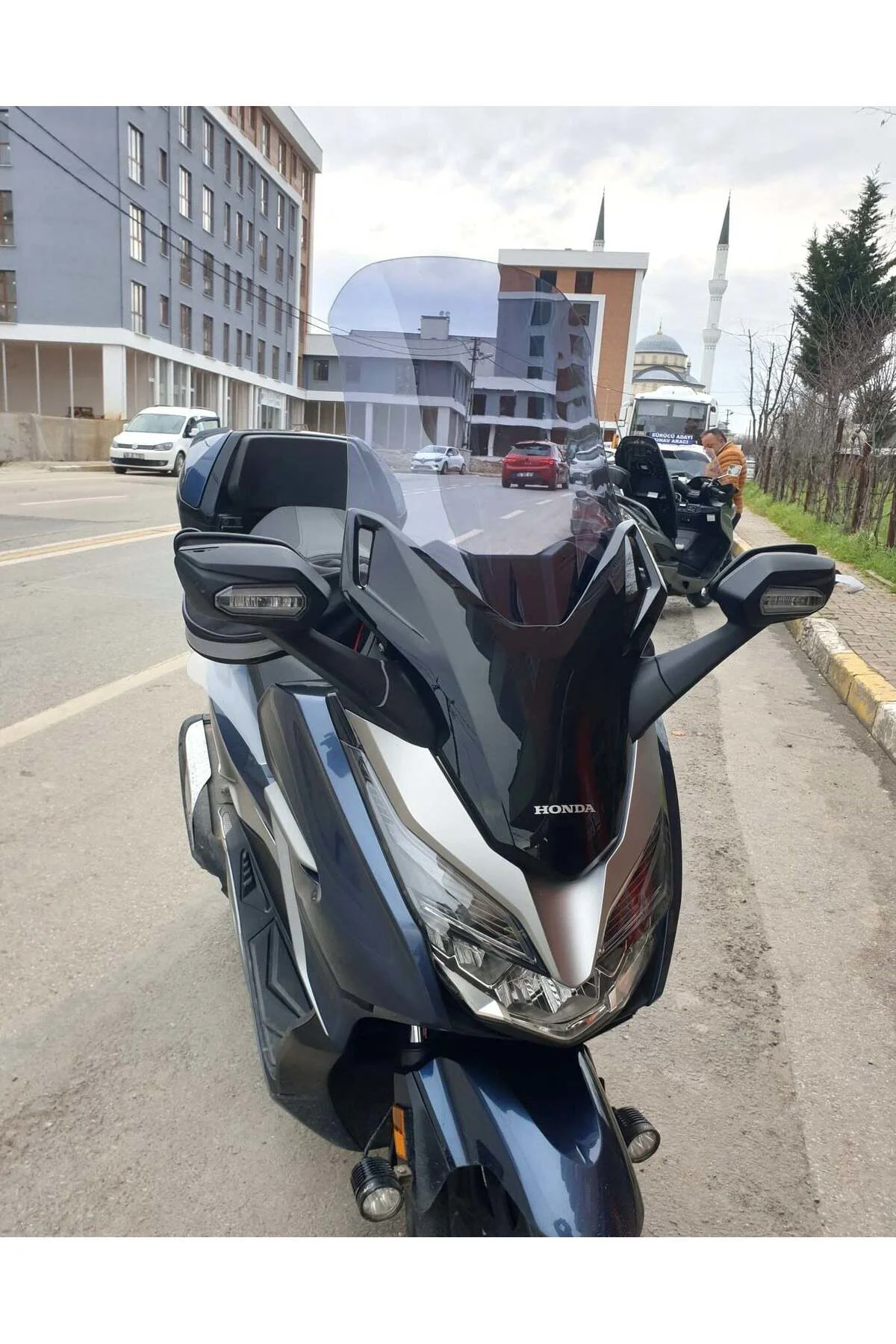 Honda Forza 250 Ön Cam 2018-2020 Model 58cm Füme Renkli 4mm