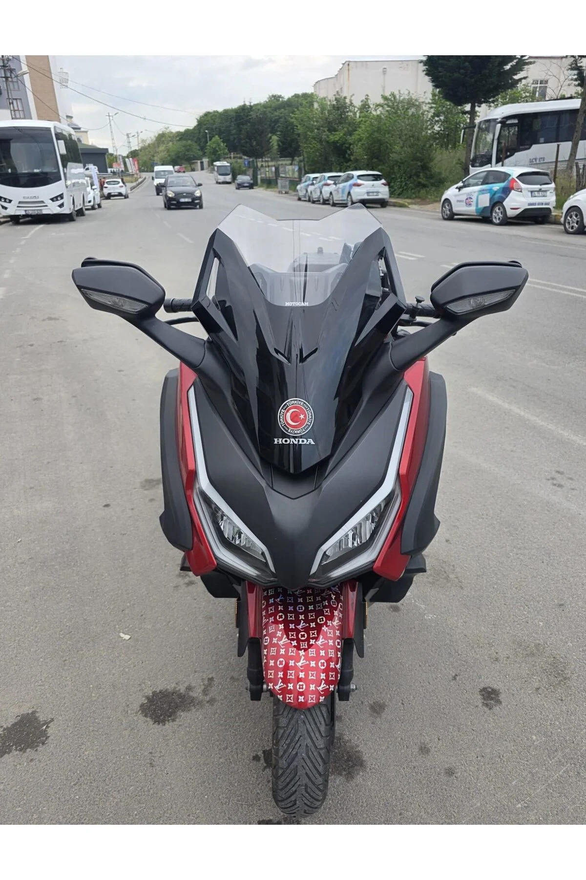 Honda Forza 250 Ön Cam 2018-2020 Model 43cm Şeffaf Renkli 4mm