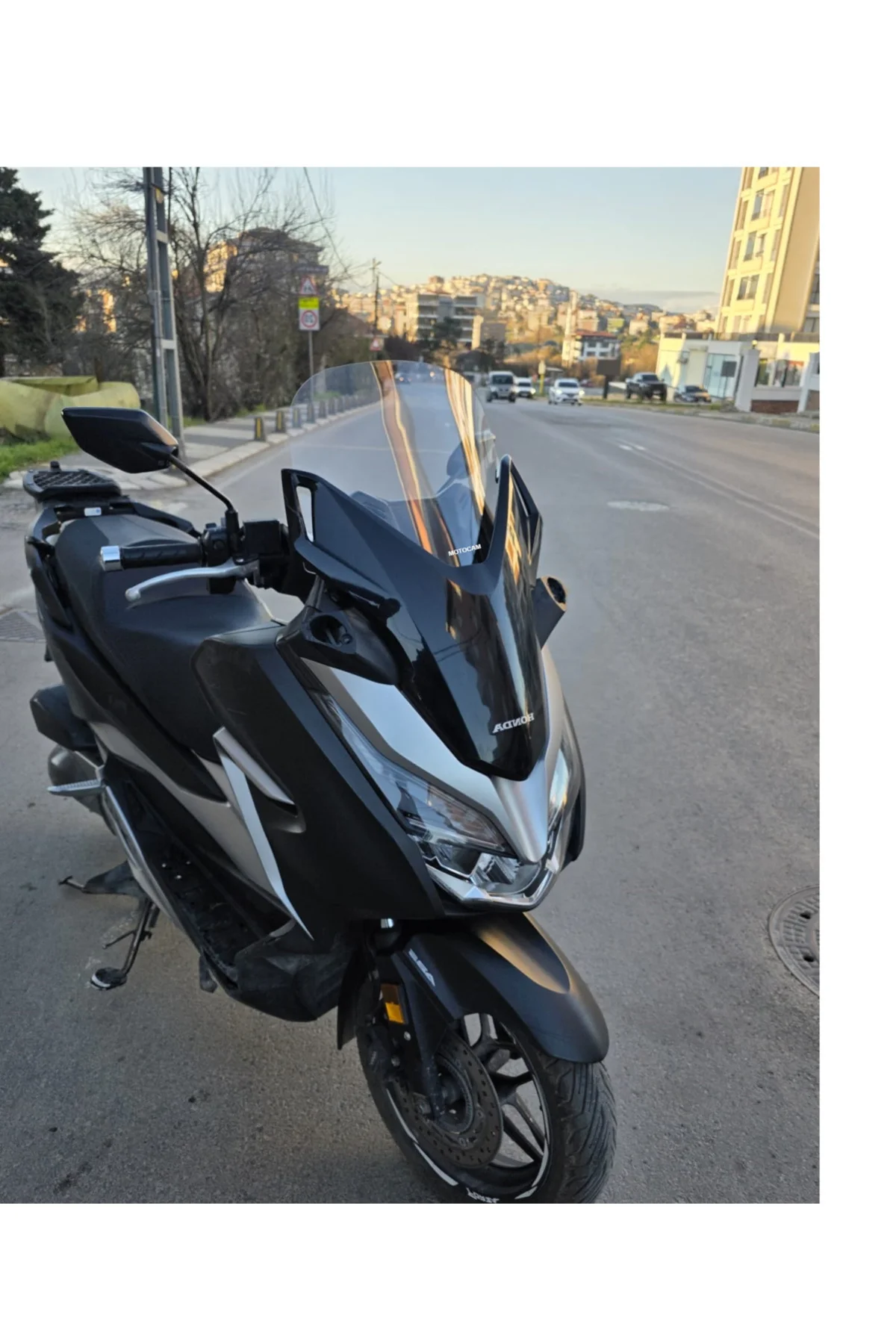 Honda Forza 250 Ön Cam 2018-2020 Model 47cm Şeffaf Renkli 4mm