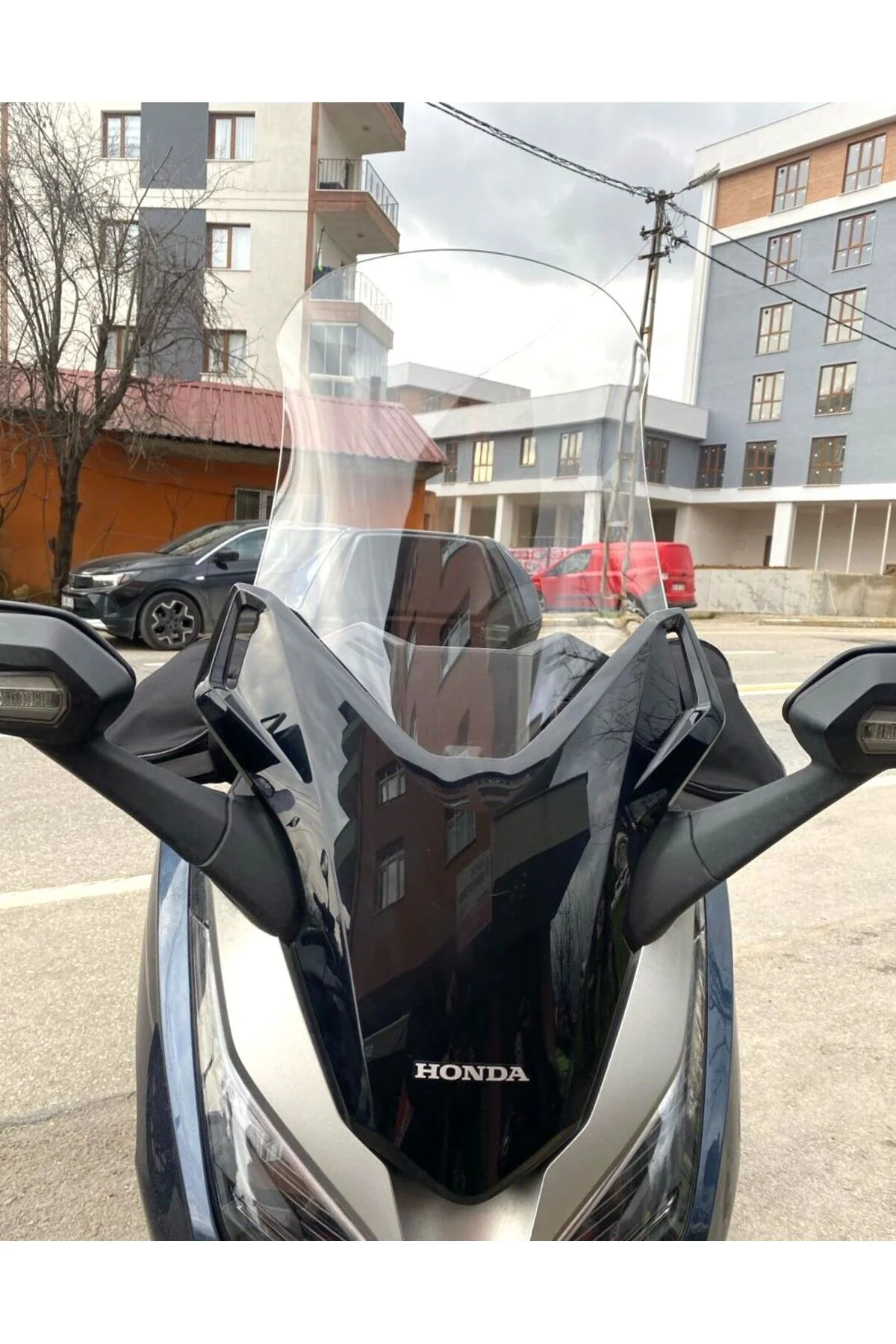 Honda Forza 250 Ön Cam 2018-2020 Model 58cm Şeffaf Renkli 4mm